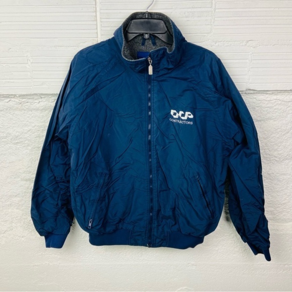 Holloway embroidered OCP contractors Navy Windbreaker Jacket size large
